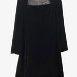 VINTAGE 70s CHUCK HOWARD Long Sleeve Velvet Dress Size M Photo 9