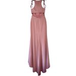 Dave and Johnny Pink High Neck Halter Homecoming Dress Photo 1