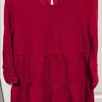 Crystal Doll  red baby doll boho dress in small Photo 0