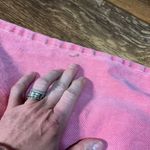 Gap  Wide Leg Denim Jeans Size 28 6 Raw Hem Salmon Pink Color Womens Photo 5