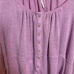 Free People ‎ Marla Henley Oversized Knit Top Photo 2