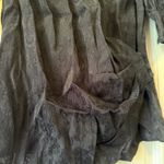 Cinq a Sept Theo 3/4 Black Jacquard Print Wrap Top Size XS Photo 7