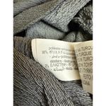 ZARA  Women's Gray Ruched Textured Short Sleeve High Neck Mini Bodycon Dress Sz S Photo 6