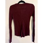 Free People  Shirt top Intimately Lounge soft Long Sleeves Size Small NEW Cardi Photo 6