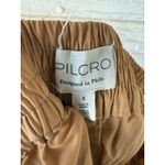 PILCRO Cargo Parachute Pants Drawstring Waist Elastic Ankle Women's Size Small Brown Photo 2