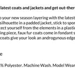 Boohoo 🦋Puff Shoulder Cropped Denim Jacket🦋 Photo 6