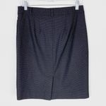 Talbots (4 Petite) Black & White Micro Polka Dot Pencil Skirt Photo 2