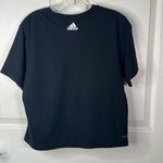Adidas  Black Cropped Tshirt Photo 3