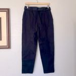 Who What Wear NWOT  Black Tie Waist Button Ankle Tapered Pant Size 6 Photo 5