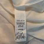 Val Mode Slip Vintage Cream Lace Trim Elastic Waist Skirt Slip Sz L EUC Wedding Size L Photo 6