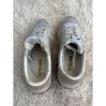 Anthropology Gola Hawk Shimmer Sneakers Silver Gold Leather Suede Lace Up Size 6 Photo 5