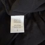 ALC Frank A.L.C. Women's Rollins Guipure Lace Dress Sleeveless Black Sz 2 Midi Silk Lined Photo 9