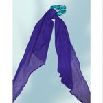 Diane Von Furstenberg  Turquoise & Purple 1 Pc Swimsuit Sarong & Hair Scrunchie Photo 10