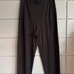 Eileen Fisher Womens  Stretch Jersey Knit Tapered Pant in Black size S Lagenlook Photo 1