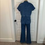 Haute Monde jumpsuit Size L BUTTON busted on front Photo 2