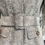 Newport News snakeskin print leather jacket, EUC, no flaws, size 4 Photo 6