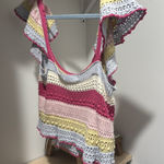 Sincerely Jules Crochet Multicolor Top  Photo 0