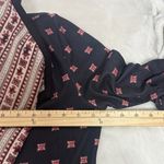 Aeropostale  Blue and Red Geometric Boho Cardigan Oversized Photo 7