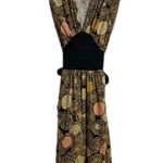 Diane Von Furstenberg  silk blend printed tie back dress vintage Y2K Photo 0