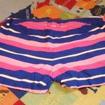 Stylus Women's Pink & Blue Striped Shorts, Sz 10 Photo 1