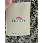 Faherty Dress Brown Montara Leaf Batik Long Sleeve Mini Smocked Swing Flowy XXS Photo 4