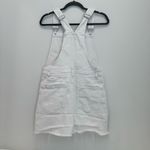 AG Adriano Goldschmied   Jeans White Denim Kaitlin Mini Skirt Overalls Denim M Photo 2