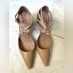 Manolo Blahnik  nude lace up heels size 37 Photo 4