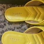 Gucci Double G Thong Sandal Flip Flop Acid Lime Size 38 Photo 4