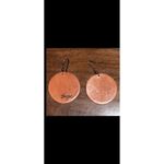 TIGER Wooden Earrings , Hippie, Boho Style, Trendy, Unique, Hand Painted by Sage Photo 3