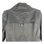 Kenneth Cole  Black Trench Coat Sz L Photo 9