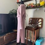 NWT Anthropologie Eri + Ali Winter Splendor Sweater Dress in Mauve Pink Size L Photo 4