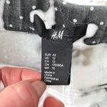 H&M  faded black with white polka dot stretchy pull on jeans women's size 12 Photo 5