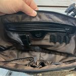 Vintage MC Woven Faux Leather Baguette Shoulder Bag 13.5x6.5 Y2K Fall Fashion Black Photo 9