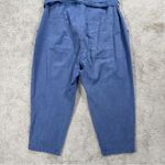 Old Navy Shortsleeve Crop Tie-Belt Utility Non-Stretch Jean Jumpsuit Seaborne 3X Photo 8