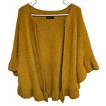 Anthropologie  Womens Mustard Yellow One Size Fuzzy Soft Fall‎ Photo 0