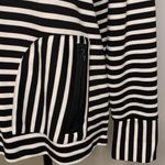 Jones New York  jersey knit striped zip front jacket L Photo 1