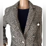 Ecru NWT Women's Cream Black Brown Tweed Jacket 8 Photo 6