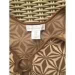 House of Harlow 1960 NWT Geometric Knit Maxi Dress medium boho retro layered Brown Photo 4