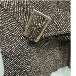 Michael Kors Michael‎ Kors Women's Tweed Moto Jacket Full Zip Buckle Belted Coat, Size 10 Photo 3