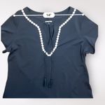 Lands' End  Black‎ Nylon Shift Dress Swim Cover up Size S Photo 3