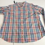 LL Bean Womens Colorful Plaid Madras Shirt LARGE PETITE Size undefined Photo 8