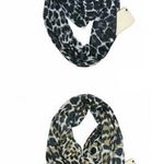 ✨Leopard print travel infinity scarf with zipper Multi Photo 4