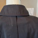 Jones New York Vintage  Black Trench Coat Removable Wool Lining Petite 6 P Photo 6