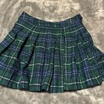 Forever 21  Green and Blue Plaid Mini Skirt Photo 0