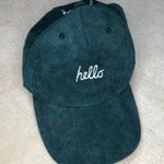 Hello/Goodbye Hat Green Photo 0