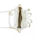 Like Dreams Madeline Bow Small Crossbody Bag in Cream White, NWT White Photo 3
