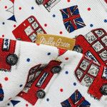Milly Green cotton tote bag London bus Union Jack Red Photo 2