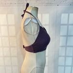 Shade & Shore Mauve Crochet Halter Underwired Bikini Top Size 36DD Photo 3