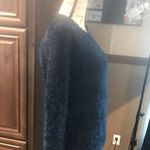 Divided  Blue Fuzzy Blouse Women's Size XS Long Sleeve Photo 10