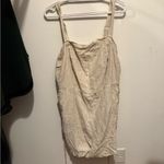 Old Navy  Tan and White Striped Romper size 2x Photo 2